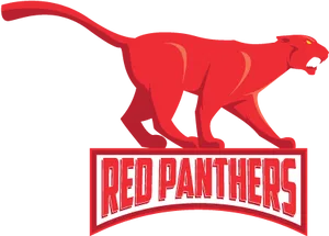 Red Panthers Logo PNG image