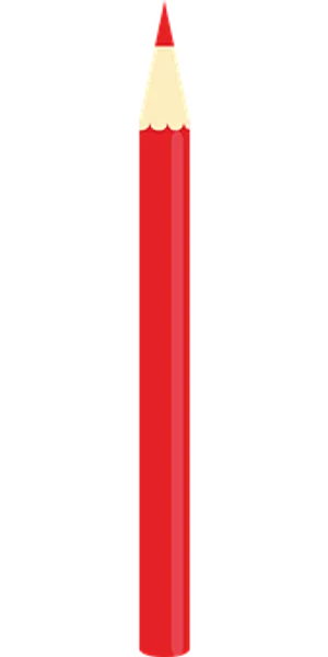 Red Pencil Sharp Tip PNG image