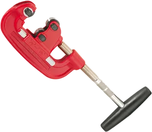 Red Pipe Cutter Tool PNG