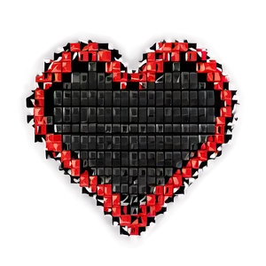 Red Pixel Heart Png 3 PNG image