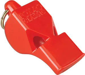 Red Plastic Whistle Classic Design