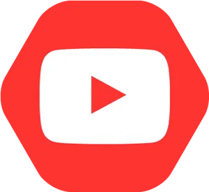 Red Play Button Logo PNG image