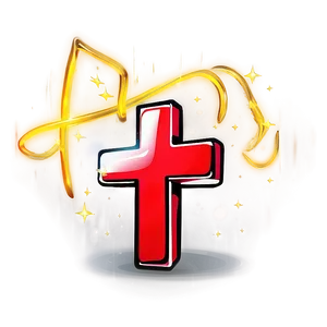 Red Plus Sign Graphic PNG Inv
