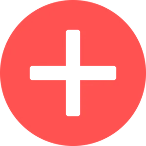 Red Plus Sign Icon