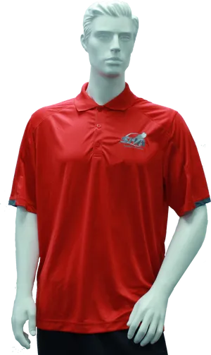 Red Polo Shirt Male Mannequin PNG image