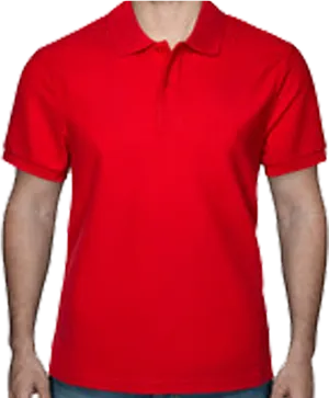 Red Polo Shirt Product Display PNG image