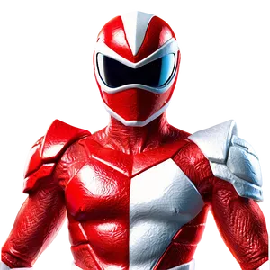 Red Power Ranger Courageous Stance PNG 56