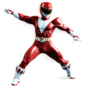 Red Power Ranger Movie Version Png 06292024 PNG image