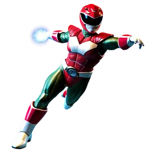 Red Power Ranger Movie Version PNG 50 PNG