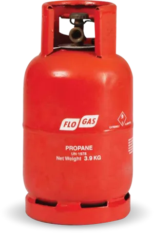Red Propane Gas Cylinder PNG