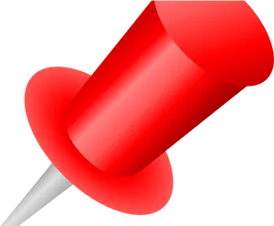 Red Push Pin Graphic