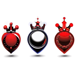 Red Queen Crown PNG 35