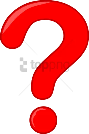 Red Question Mark Clipart PNG image
