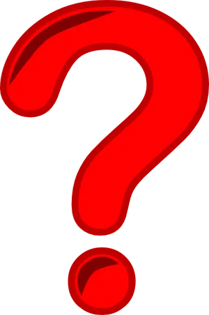 Red Question Mark Graphic