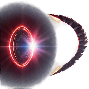 Red Radiance Lens Flare PNG Elw