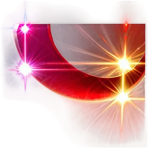 Red Radiance Lens Flare PNG Ena