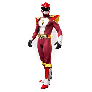 Red Ranger Dino Thunder Png 06292024 PNG image