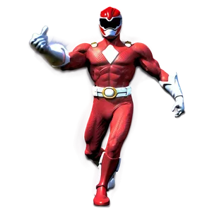 Red Ranger In Battle Mode PNG Gou