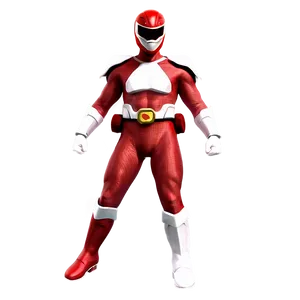 Red Ranger In Full Gear PNG 06292024
