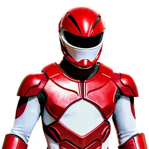 Red Ranger In Full Gear PNG Ixn