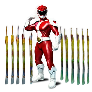 Red Ranger In Full Gear PNG Upn48 PNG
