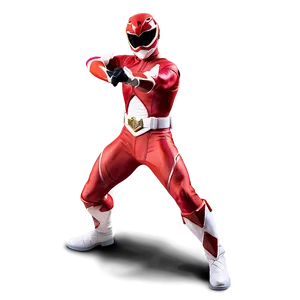 Red Ranger Legacy Pose PNG 96