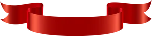 Red Ribbon Banner Graphic PNG