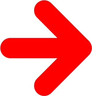Red Right Arrow Icon PNG image
