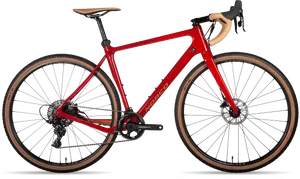 Red Road Bike Profile View