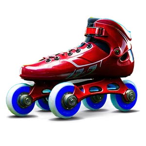 Red Rollerblades PNG Plk3 PNG
