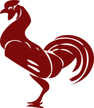 Red Rooster Silhouette
