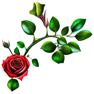 Red Rose Background PNG 05242024