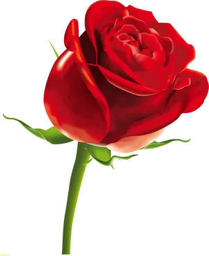 Red Rose Black Background