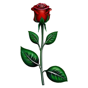 Red Rose Border PNG 05242024