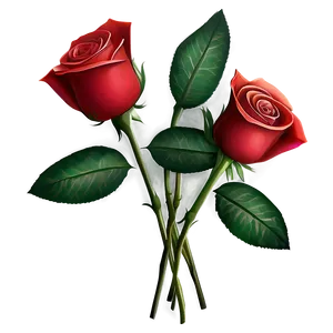 Red Rose Bouquet PNG 05242024