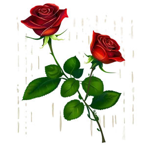 Red Rose Clipart PNG 05242024
