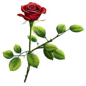 Red Rose Clipart Png 06272024 PNG image