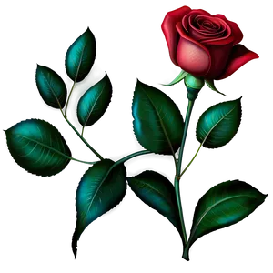 Red Rose Garden PNG Vic78