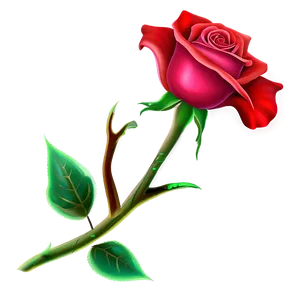Red Rose Glow PNG Drv PNG