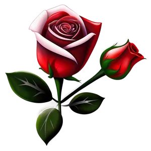 Red Rose Icon PNG Iks