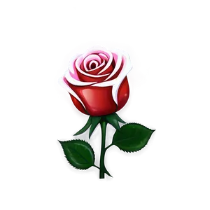 Red Rose On Black PNG 7 PNG