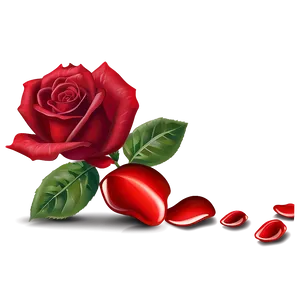 Red Rose Petals Png 62 PNG image