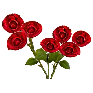 Red Rose Petals PNG Bsv