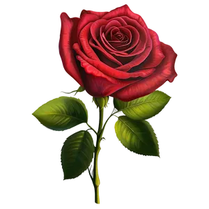 Red Rose PNG Chu68