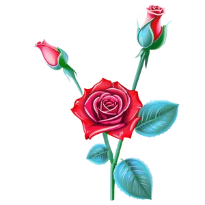 Red Rose Stem PNG 05242024 PNG