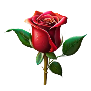 Red Rose Stem PNG Qne42 PNG