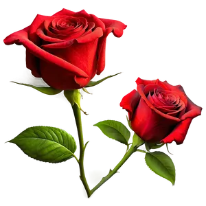 Red Rose With Butterfly PNG 05242024 PNG