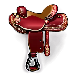 Red Saddle PNG 06292024