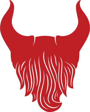 Red Santa Beard Illustration.svg PNG image