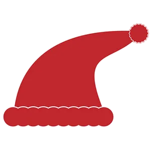 Red Santa Hat Graphic PNG image